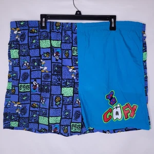 Vintage Disney Shorts Mens Large Blue Mickey Unlimited Goofy - Picture 1 of 4