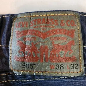 Mens 505 Levis 38x32 Used SEE PHOTOS - Picture 1 of 15