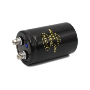 1pcs 2200uF 250V Large Screw Terminal Aluminum Electrolytic Capacitor 50x80mm - Imagen 1 de 4