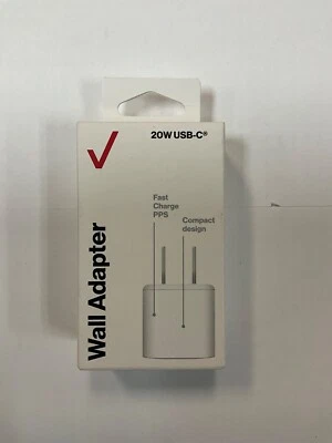original verizon IPHONE 13 pro & MAX OEM Type C 20W Wall Adapter - Image 1 of 3