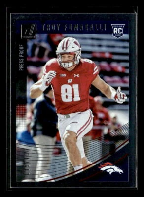 Troy Fumagalli 2018 Donruss #379 Press Proof Silver /100 Denver Broncos - Image 1 of 2
