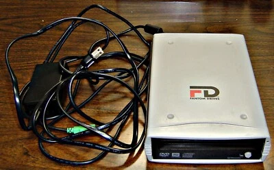 Fantom Drives FDDRWU2P16D Writemaster USB 2.0 16x DVD+RW/-RW  PC Dual Layer me - Image 1 of 3