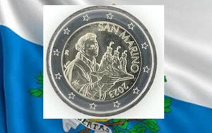 San Marino Münze 2€ Euro 2023 UNC 3 Türme Microstate - Bild 1 von 3