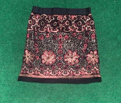 Falda floral lentejuelas Chelsea & Violet talla XS nueva con etiquetas Foto 1 de 3
