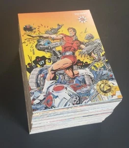 Tarjetas coleccionables de la era de los cómics Pyramid Valiant (juego completo) baraja superior / 1992 1993 - Imagen 1 de 3