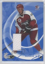 2002-03 ITG Be A Player All-Star Edition Game-Used Jerseys /100 Mats Sundin HOF