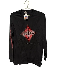 Vintage Hard Rock Hotel & Casino Las Vegas Long Sleeve Tee Shirt Black - Picture 1 of 3
