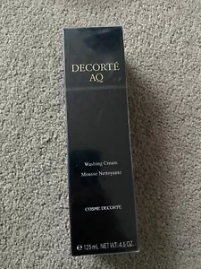 New Decorte AQ Washing Cream Mousse Nettoyante Cleasing Foam Cleanser 125ML - Picture 1 of 2