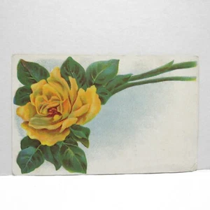 AK Vintage gestempelt 1911 gelbe Rose Blume Pflanze Natur Schönheit - Bild 1 von 2