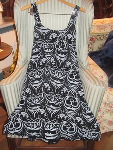 FRESH PRODUCE ME IMPROMPTU "RIVIERA" PRINT DRESS FLATTERING & VERSATILE (M) - Picture 1 of 5