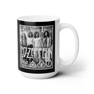 Led Zeppelin white Ceramic Mug 15oz - Picture 1 of 5