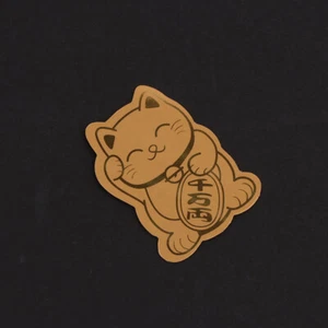 5Pcs Gold Foil Lucky Cat Mobile Phone Decoration Sticker New Year Phone Patch - Zdjęcie 1 z 8