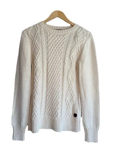 Vintage Dubarry Of Ireland Alpaca Blend Cable Knit Sweater Sz 4-6US, 36 EU - Picture 1 of 11