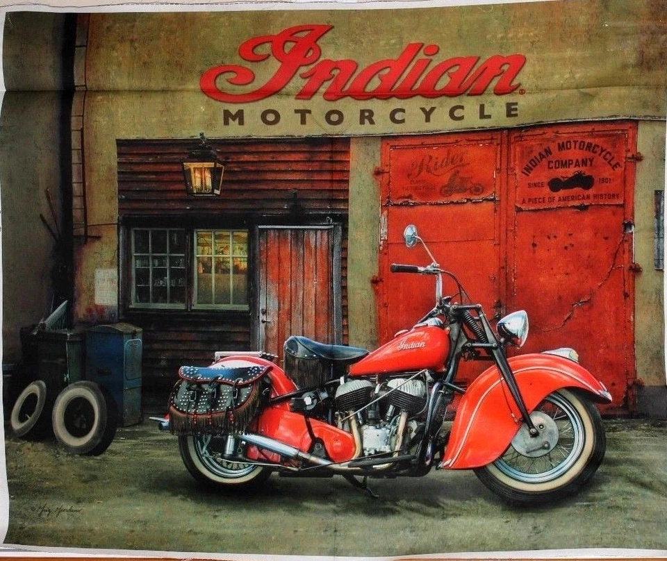 Tela coordinadora de impresión digital Chief 1947 para motocicleta se vende por separado  Foto 1 de 1