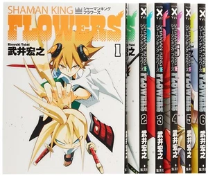 Hiroyuki Takei manga: Shaman King Flowers vol.1~6 Complete Set Japan - Picture 1 of 1