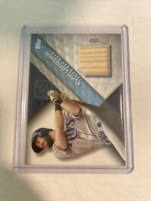 2018 Topps Series 1 Evan Longoria Bat Relic Tampa Bay Rays Major League Material - Image 1 of 2