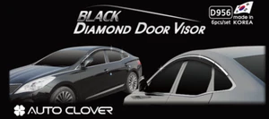 Premium Door Visor Rain Vent Guard Window 6Pcs D956 for Hyundai Azera HG 2012~17 - Picture 1 of 10