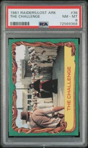 1981 Topps Raiders of the Lost Ark The Challenge #36 PSA 8 - Picture 1 of 2