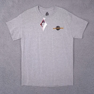 NEW Old Guys Rule Speed Shop Mens Medium Grey Graphic Logo Short Sleeve T Shirt Foto 1 de 4