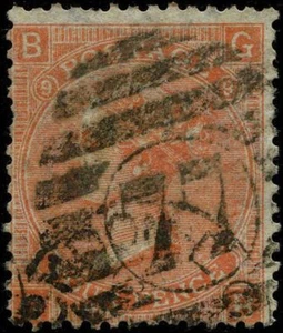 Gran Bretaña 1865 sellos definitivos USADOS SG 94 CV $91.00 170708068 - Imagen 1 de 1