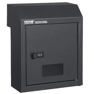 VEVOR Through The Door Key Drop Box Mailbox with Combination Lock Dark Gray - Picture 1 of 12