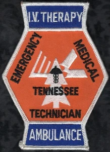 Tennessee Ambulance Technician Patch  I.V. Therapy - Picture 1 of 2