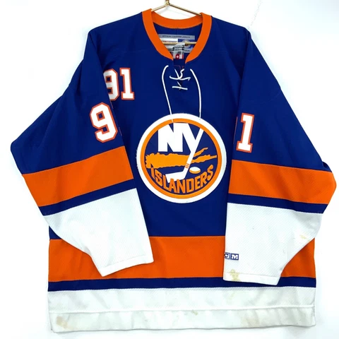 New York Islanders John Tavares #91 Ccm Jersey Size XL White Nhl Canada Cover