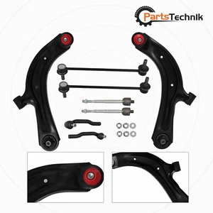 Front Lower Control Arms Sway Bars Tie Rods For 2013-2019 Nissan Sentra NV200 - Picture 1 of 12