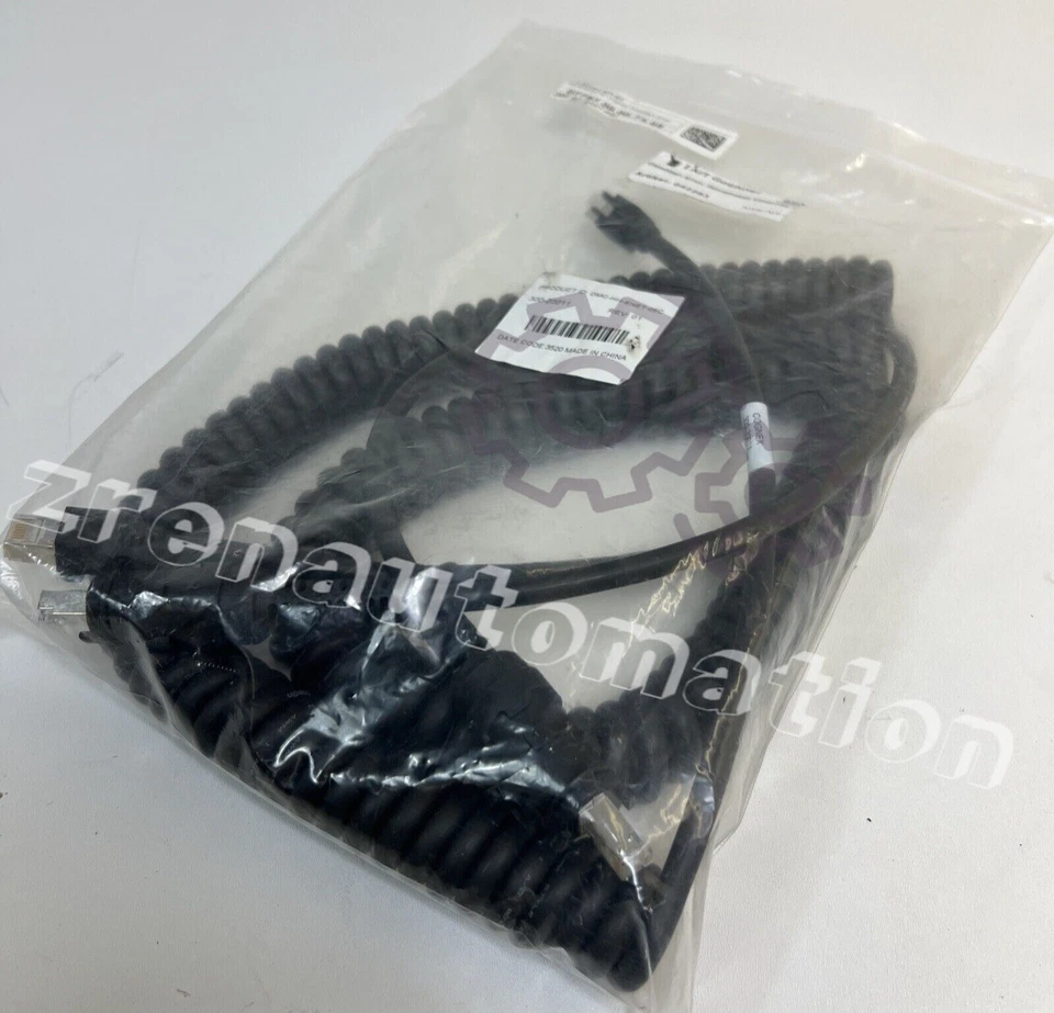 DMC-HH-ENET-05C 5m Cognex Spiral Cable DataMan87xx Ethernet RJ45 Connector- - Image 1 of 4