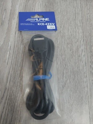  BRAND NEW IN THE PACKAGING  ALPINE KCE-433iV IPOD CABLE - Image 1 of 3