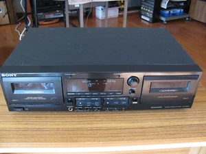 Sony TC-WR545 Dual Deck Cassette Recorder New Belts Great Working Condition - Picture 1 of 10