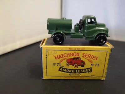 P732-MATCHBOX LESNEY No71A MILITARY AUSTIN 200 GALLON WATER TRUCK WITH BOX - Image 1 of 4