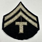 Ww2 Wwii World War Us Army Technician 5Th Grade Patch Cut Edge Original Felt