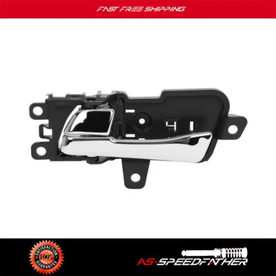 Manija de puerta interior para Hyundai Sonata 2011-14 2015 conductor delantero o trasero cromado Foto 1 de 4