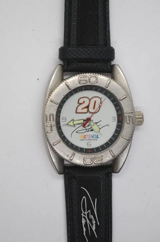 #20 TONY STEWART Nascar watch ''JOE GIBBS RACING TEAM'' New battery 'GUARANTEE' Cover