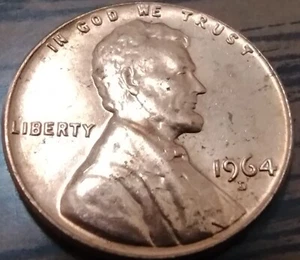 1964 D Lincoln Penny Uncirculated. L64P - Picture 1 of 10
