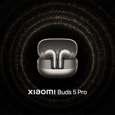 NEW Xiaomi Buds 5 Pro Earphone TWS AI Active Noise Cancelling Wireless Bluetooth - Image 1 of 4