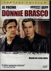 "Donnie Brasco", Al Pacino, Johnny Depp, Dual Layer Wide Screen DVD Video Format - Foto 1 di 2