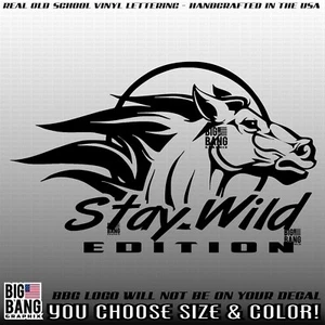 Stay Wild / Free Vinyl Decal Sticker Die Cut SUV Car Truck Van RV Window Body - Picture 1 of 4
