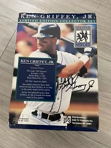 All Star Heroes KEN GRIFFEY Jr. Limited Edition Collector Set w/ Baseball holder - Picture 1 of 5