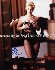 FOTO A COLOR SEXY FIRMADA RP AUTÓGRAFO DIBUJADO BARRYMORE 8X10 con certificado de autenticidad envío gratuito - Imagen 1 de 1
