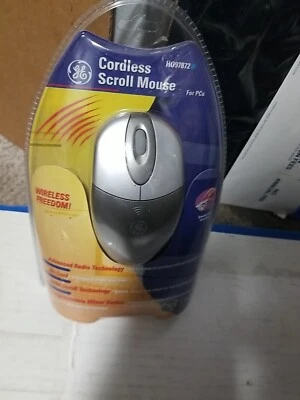 General Electric GE H097872 Cordless Scroll Mouse for PCs; Wireless- NEW SEALED - Image 1 of 4