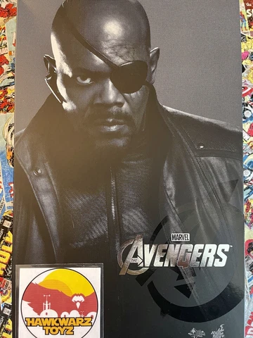Hot Toys Marvel Avengers Nick Fury MMS169 1/6 Sideshow Disney Samuel L Jackson Cover