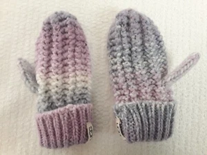 UGG Australia Kids Mittens Gloves Knitted Size 2-4 Winter Snow Ski New $39 - Picture 1 of 15