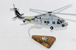 MH-60S (Knighthawk), HSC-21 2015 Blackjacks, modelo a escala de caoba de 16" - Imagen 1 de 7