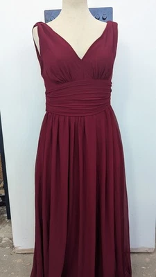 Ever Pretty бордовый бордовый подружки невесты / выпускного вечера / мяч платье новый с этикетками UK14 - Изображение 1 из 4