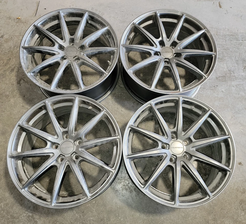 Liquid Metal 18x8 Four Wheel Rims Set From 2008 Scion xB - Image 1 of 4