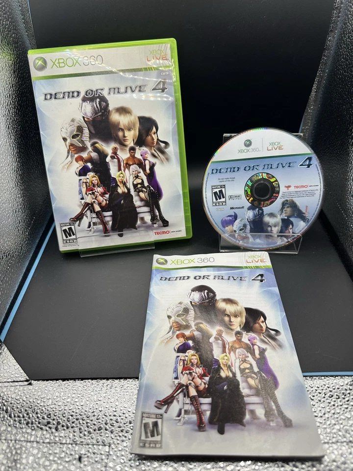 Dead or Alive 4 Xbox 360 CIB Complete w/ Manual - Image 1 of 1