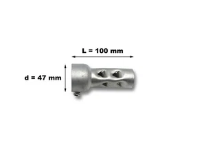 Silenziatore db-killer universale diametro Ø48mm x 100mm (10cm) anche per megato - Picture 1 of 1