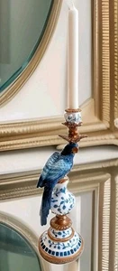 Kerzenleuchter Papagei Barock Leuchter Kerzenständer Antik Stil Kerzenhalter Neu - Bild 1 von 9